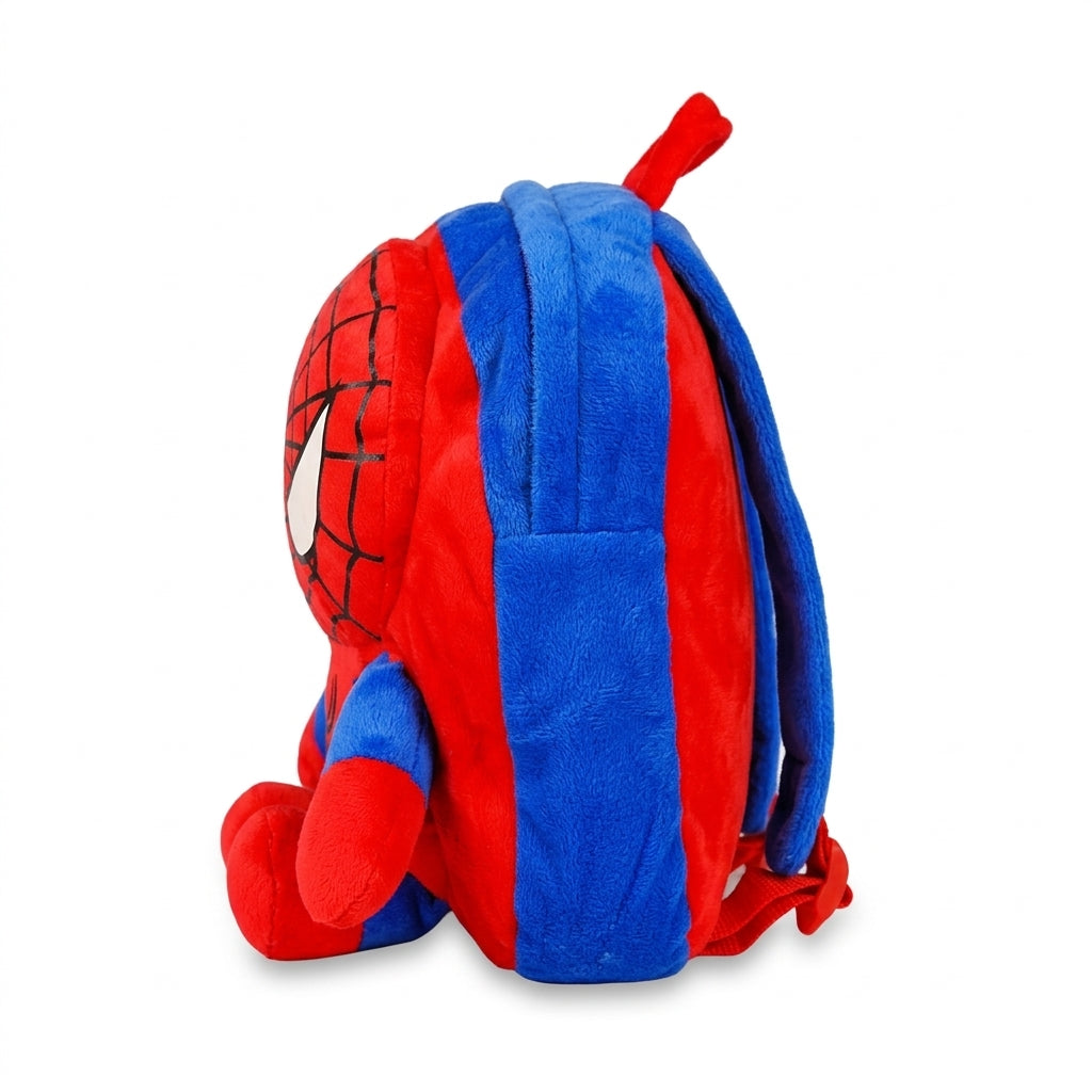 ULTIMATE MARVEL SPIDER MAN 2 IN 1 SOFT TOY & SHOULDER BAG RED AND BLUE EDITION