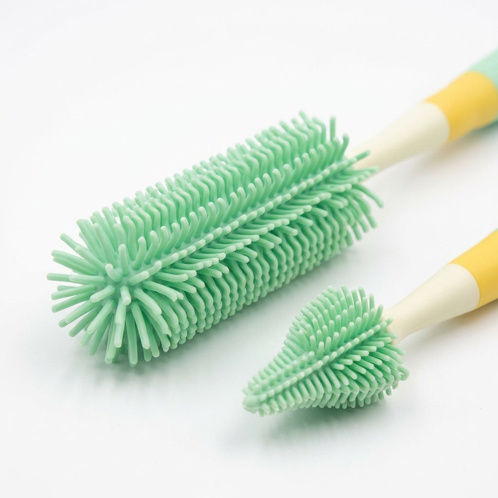 FEEDER BRUSH SILICONE GREEN
