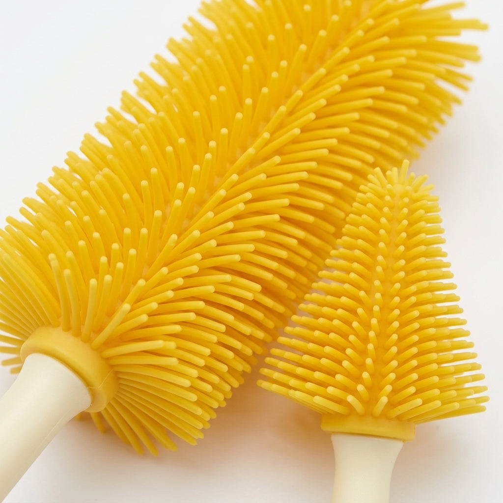 FEEDER BRUSH SILICONE YELLOW