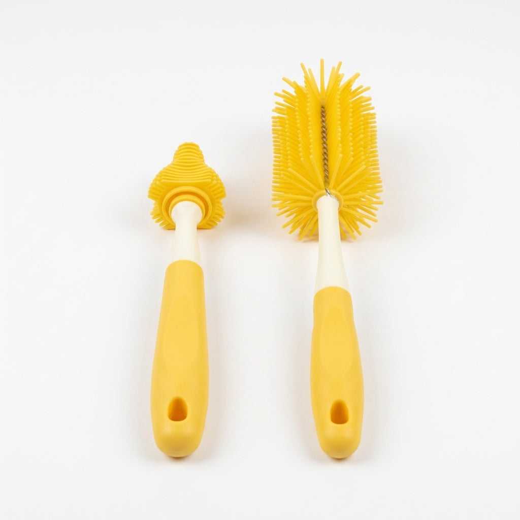 FEEDER BRUSH SILICONE YELLOW