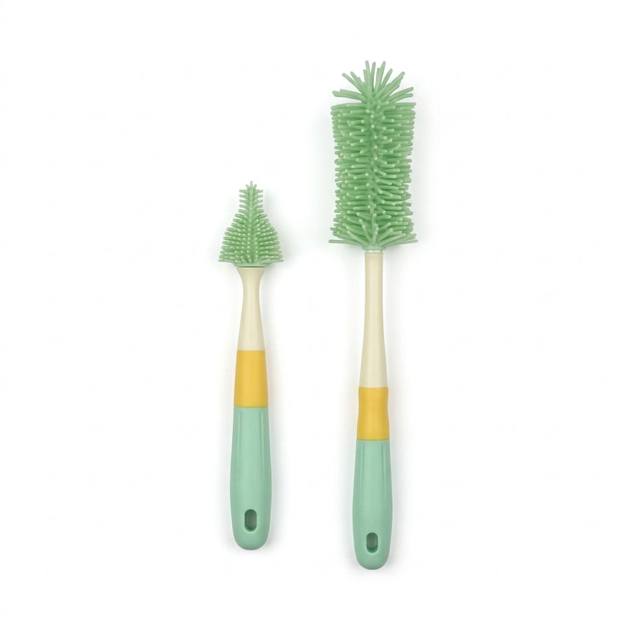 FEEDER BRUSH SILICONE GREEN