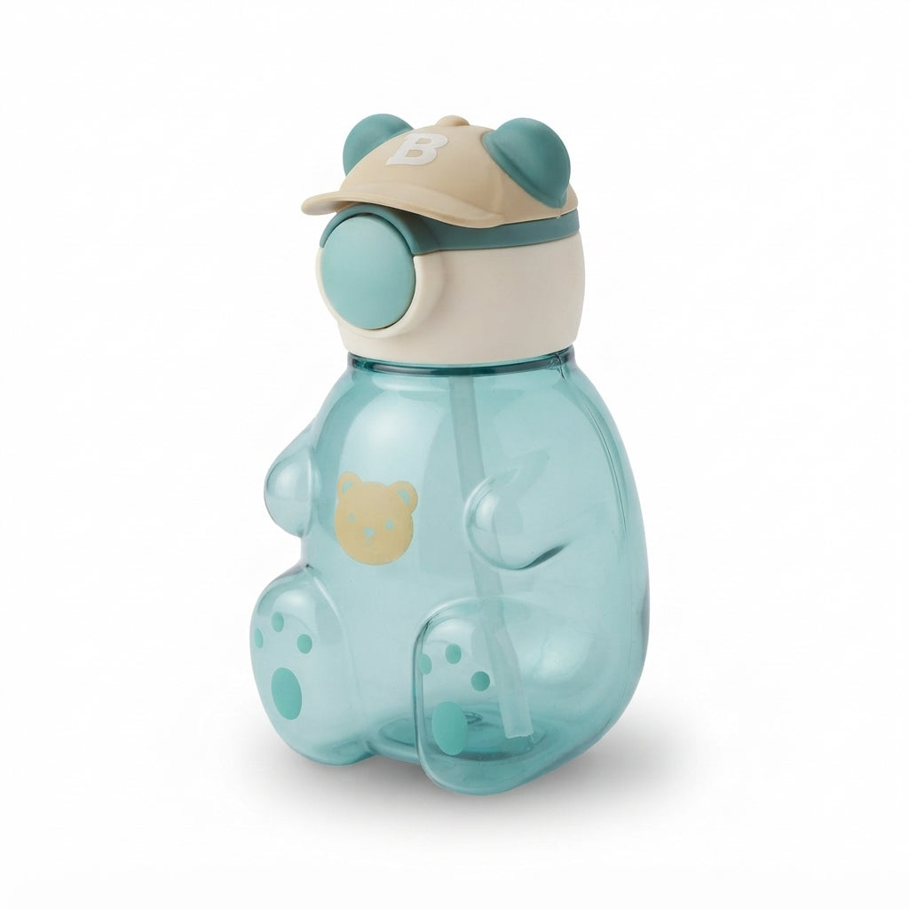 BABY STRAW SIPPER NAUGHTY BEAR GREEN