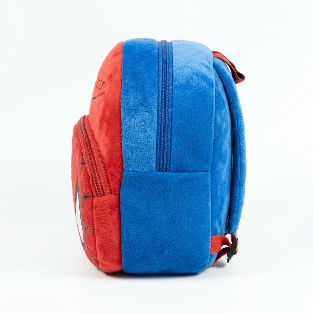 PREMIUM SPIDER MAN RED BACKPACK FOR KIDS ULTRA-SOFT VELVET