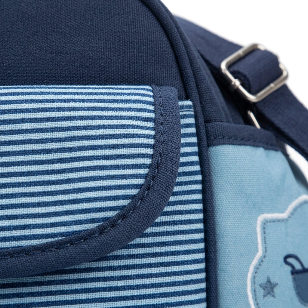 Baby Bag China Double Bear Blue