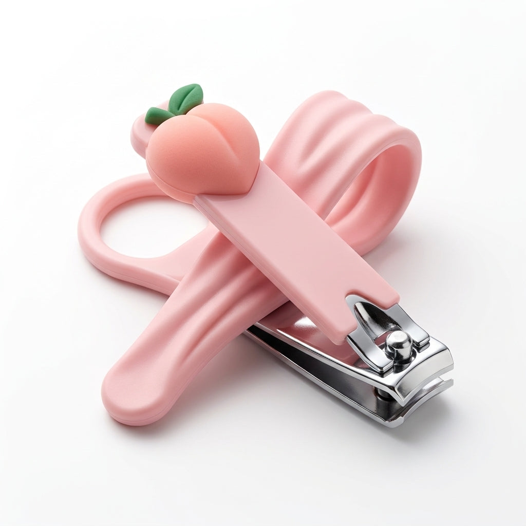 BABY NAIL CLIPPER APPLE BABY PINK