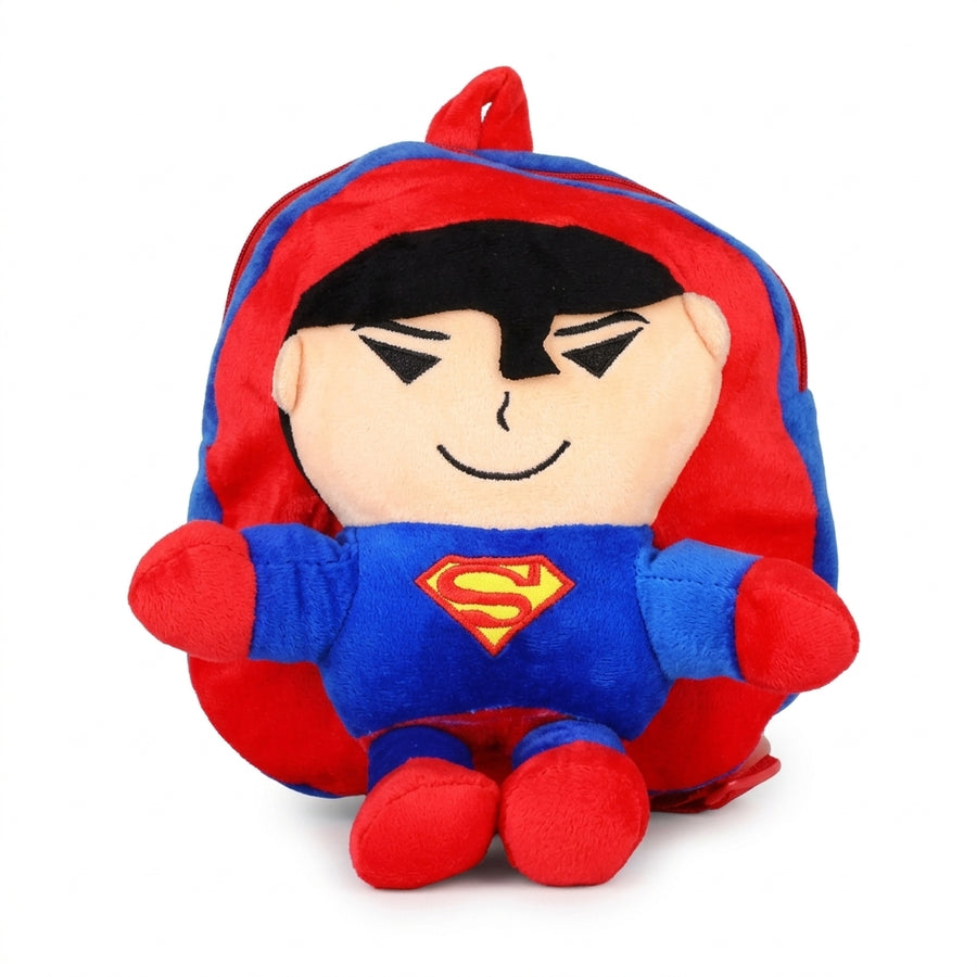 ULTIMATE MARVEL SUPER MAN 2 IN 1 SOFT TOY & SHOULDER BAG RED AND BLUE EDITION