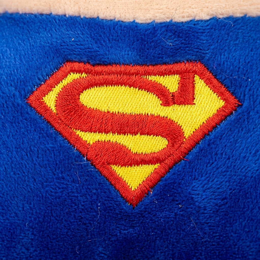 ULTIMATE MARVEL SUPER MAN 2 IN 1 SOFT TOY & SHOULDER BAG RED AND BLUE EDITION