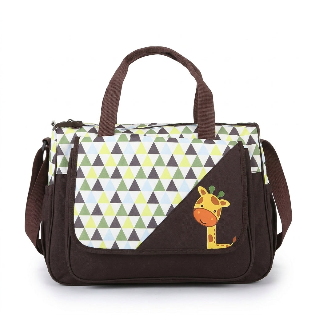 Sun Baby Bag 4-Piece Zig Zag Brown
