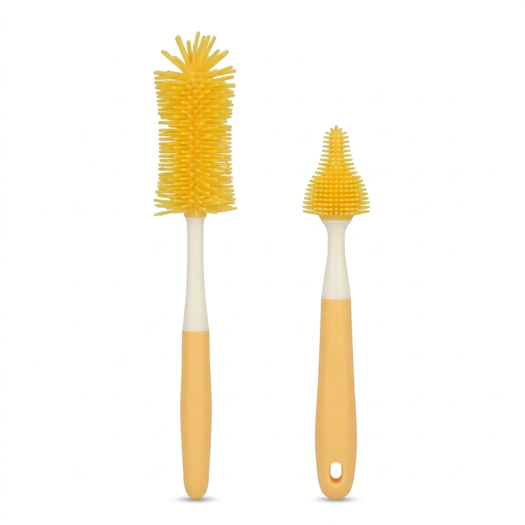 FEEDER BRUSH SILICONE YELLOW