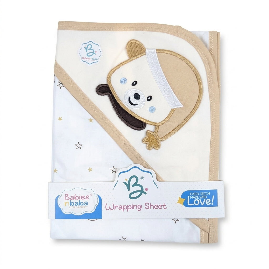 BABY WRAPPING SHEET JOKER BROWN