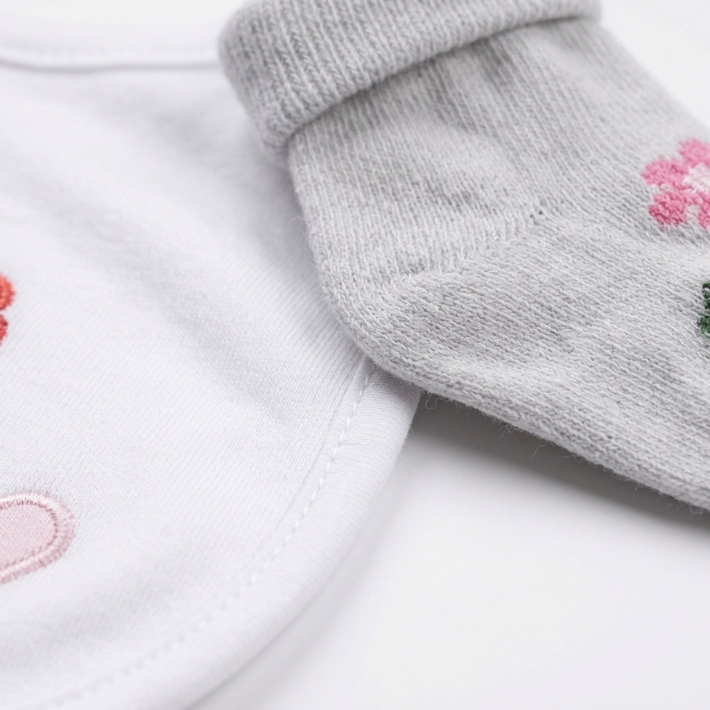 BABY Bib SET 3PCS FISH PINK