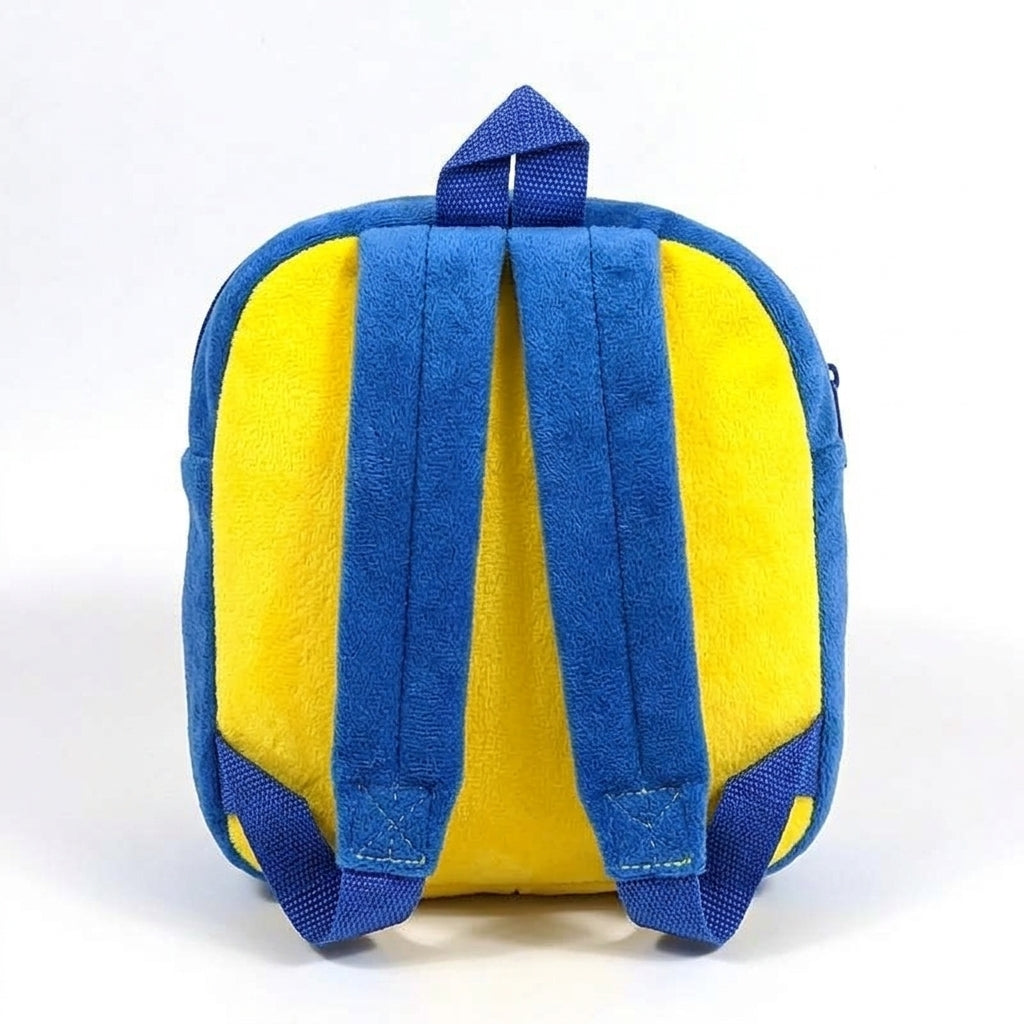 PREMIUM MINIONS YELLOW BACKPACK FOR KIDS ULTRA-SOFT VELVET
