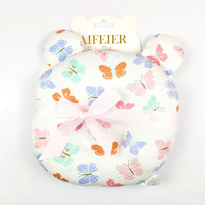 AIFEIER PREMIUM BREATHABLE BABY HEAD SHAPING PILLOW BUTTERFLY DREAMS