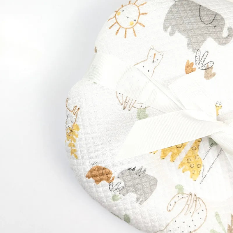 AIFEIER PREMIUM BREATHABLE BABY HEAD SHAPING PILLOW SAFARI ANIMAL PRINT - image 2