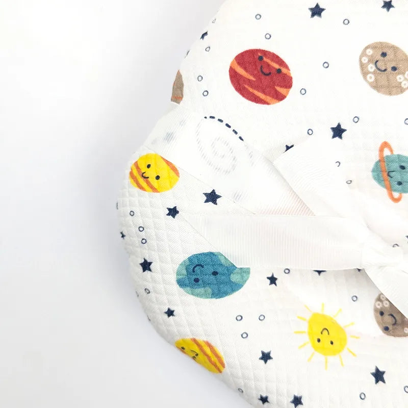 AIFEIER PREMIUM BREATHABLE BABY HEAD SHAPING PILLOW SPACE GALAXY PRINT - image 2