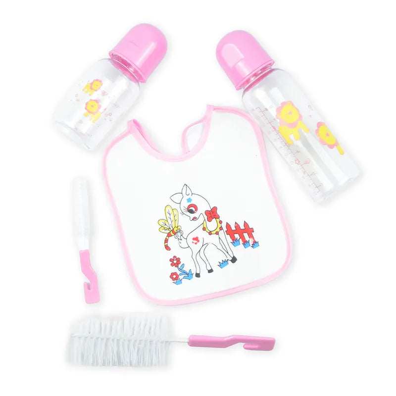ALGO BABY FEEDER SET 5PCS PINK