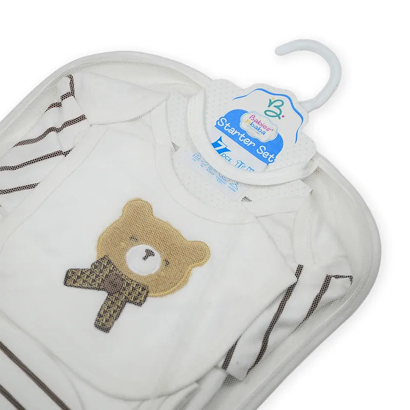 BABA STARTER SET 7 PIECES EMB BEAR BROWN - image 6