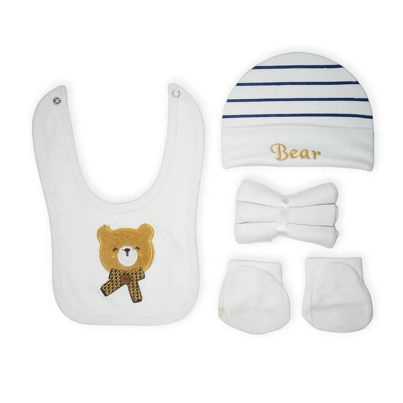 BABA STARTER SET 7 PIECES EMB BEAR NAVY BLUE - image 3