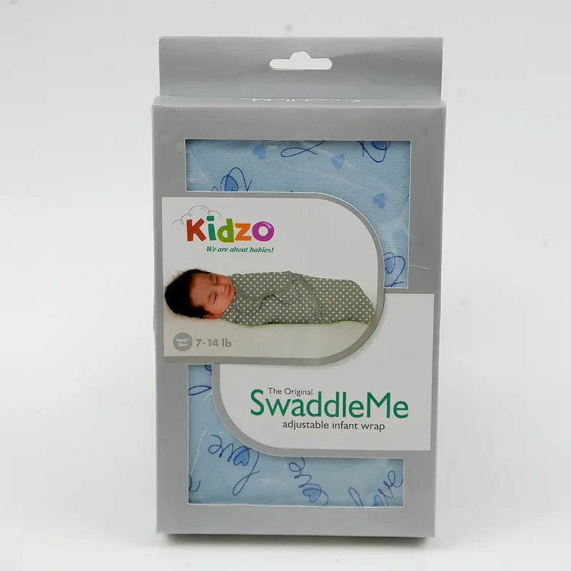 BABY ADJUSTABLE SWADDLE BOX BLUE KIDZO - image 4