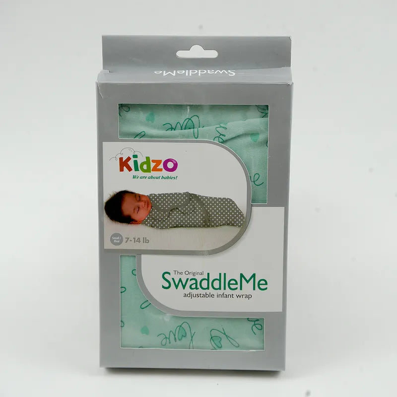BABY ADJUSTABLE SWADDLE BOX GREEN KIDZO - image 4