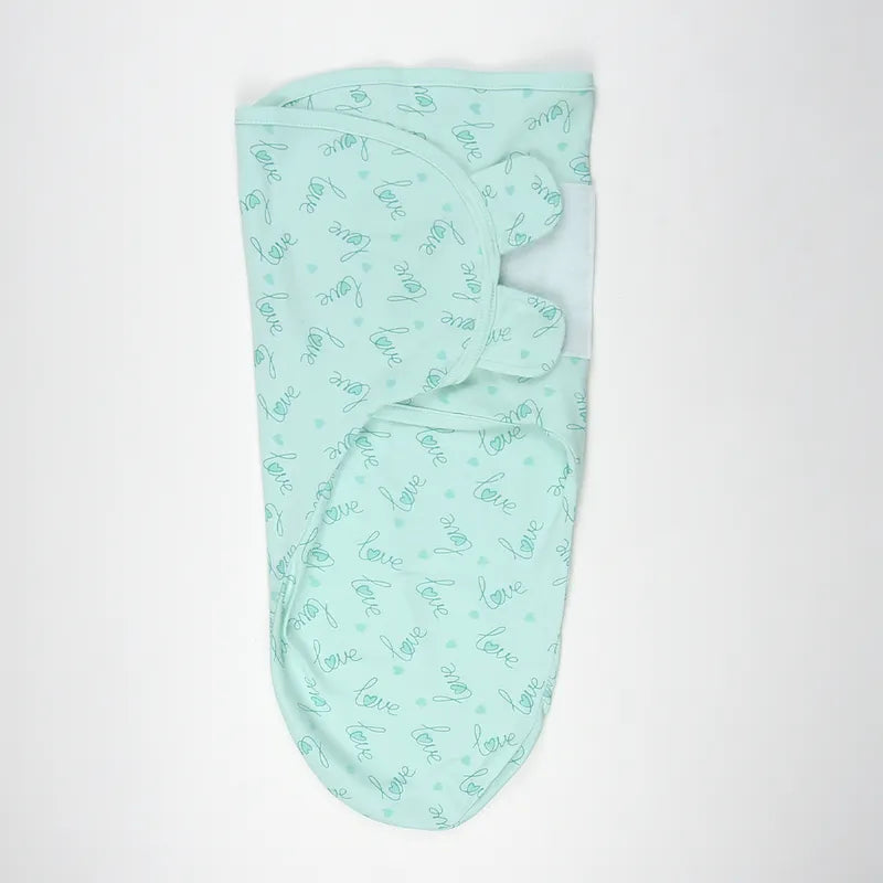 BABY ADJUSTABLE SWADDLE BOX GREEN KIDZO - image 3