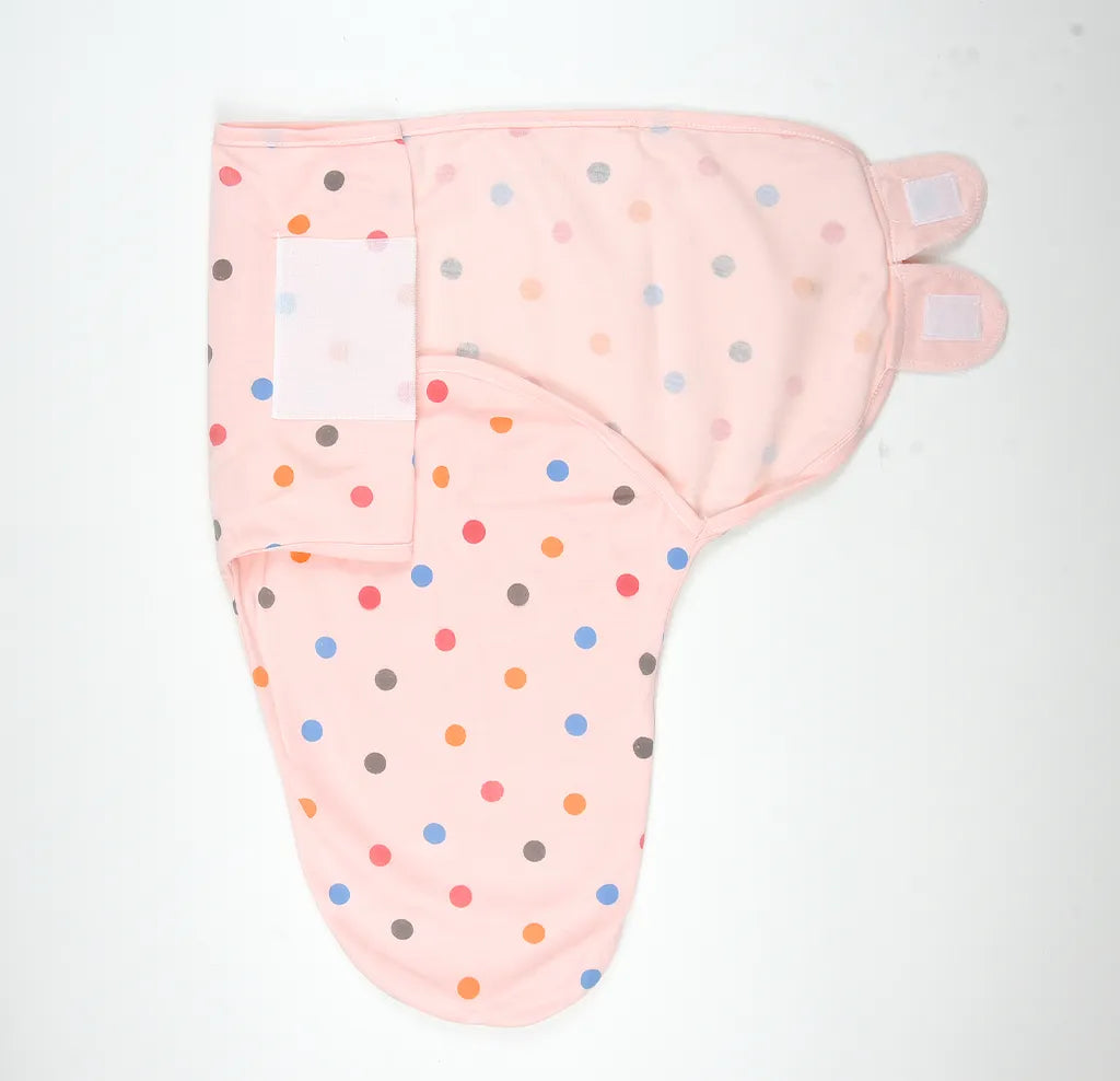 BABY ADJUSTABLE SWADDLE DOTED PINK KIDZO - image 2