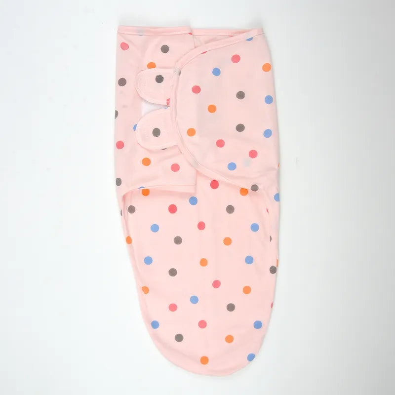 BABY ADJUSTABLE SWADDLE DOTED PINK KIDZO - image 3