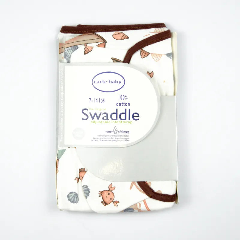BABY ADJUSTABLE SWADDLE SHIP TEDDY BEAR GREEN - image 4