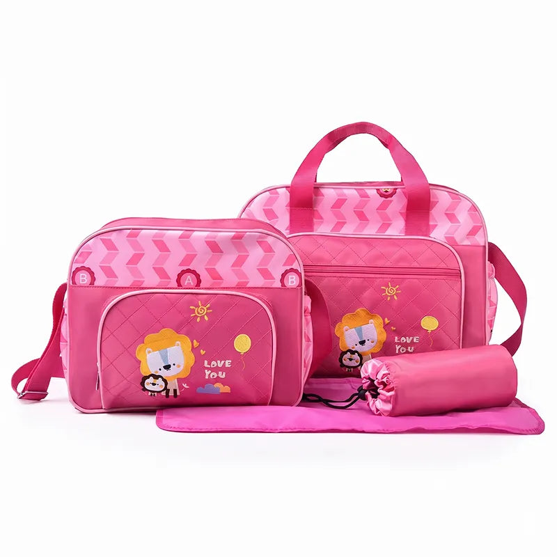 BABY BAG CHINA DOUBLE CULTING BEAR PINK