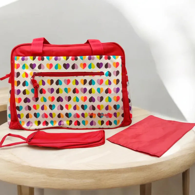 BABY BAG KINGDOM PRINTED RED