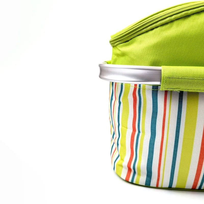 Baby Basket Steel Single Handle Green – additional product view 2 of 2