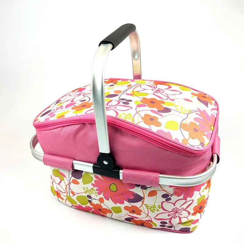 Baby Basket Steel Single Handle Pink