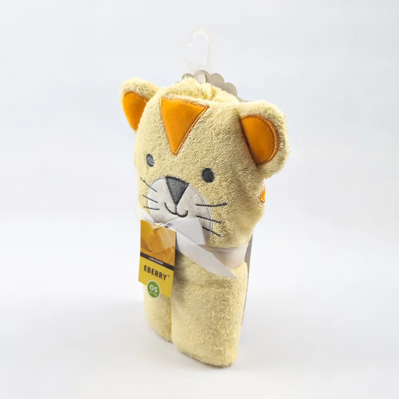 BABY BATH TOWEL TIGER YELLOW - image 2