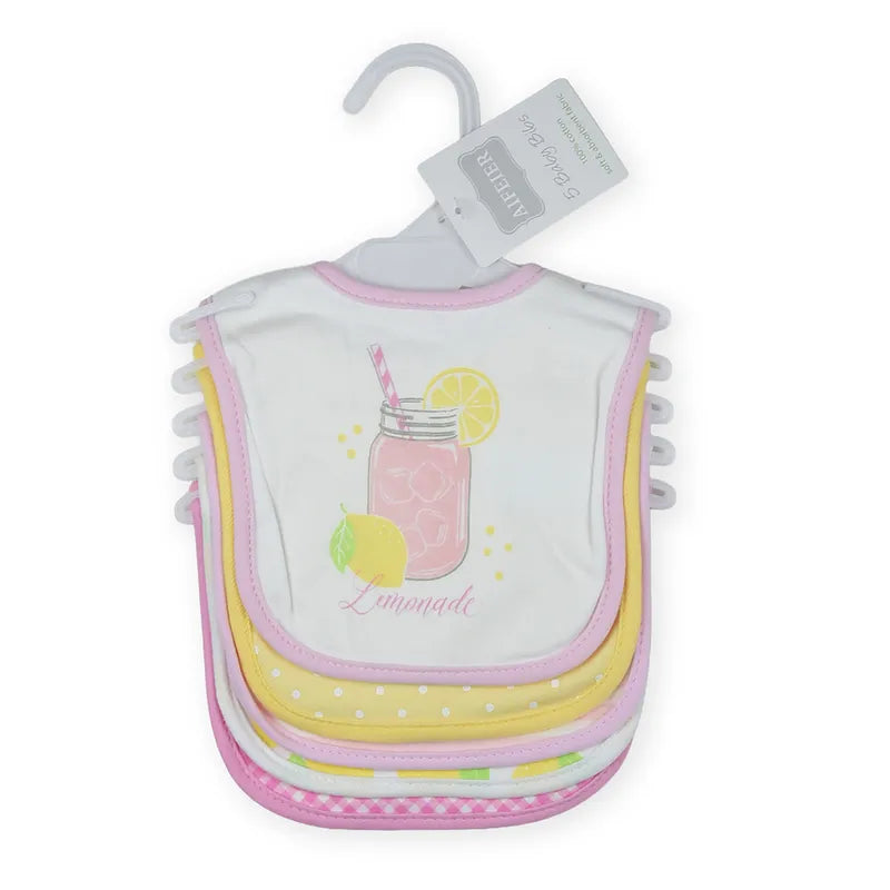 BABY BIB 5PCS SET LEMONADE PINK - image 2