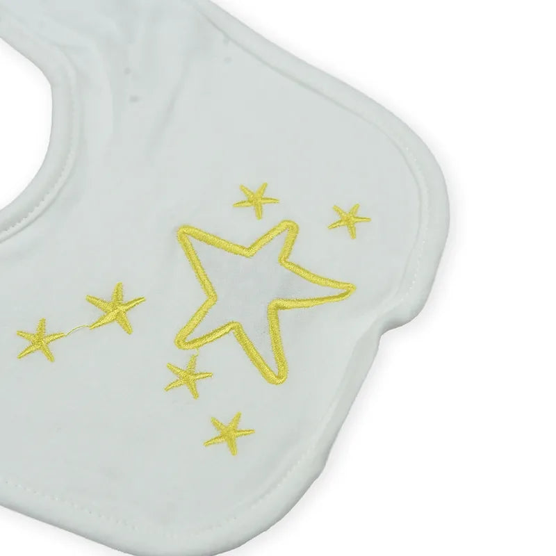 BABY Bib SET 3PCS STAR WHITE - image 2