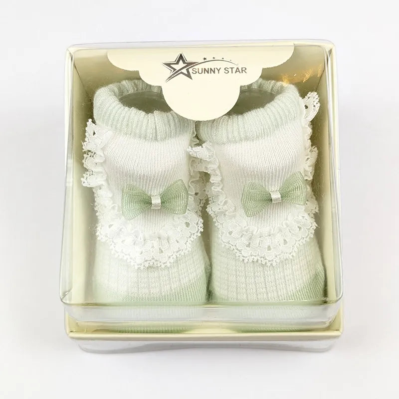 BABY BOOTIES FANCY LIGHT GREEN - image 2