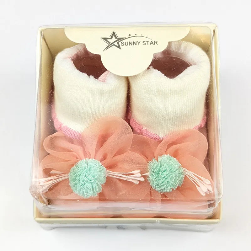 BABY BOOTIES FANCY LIGHT ORANGE - image 2