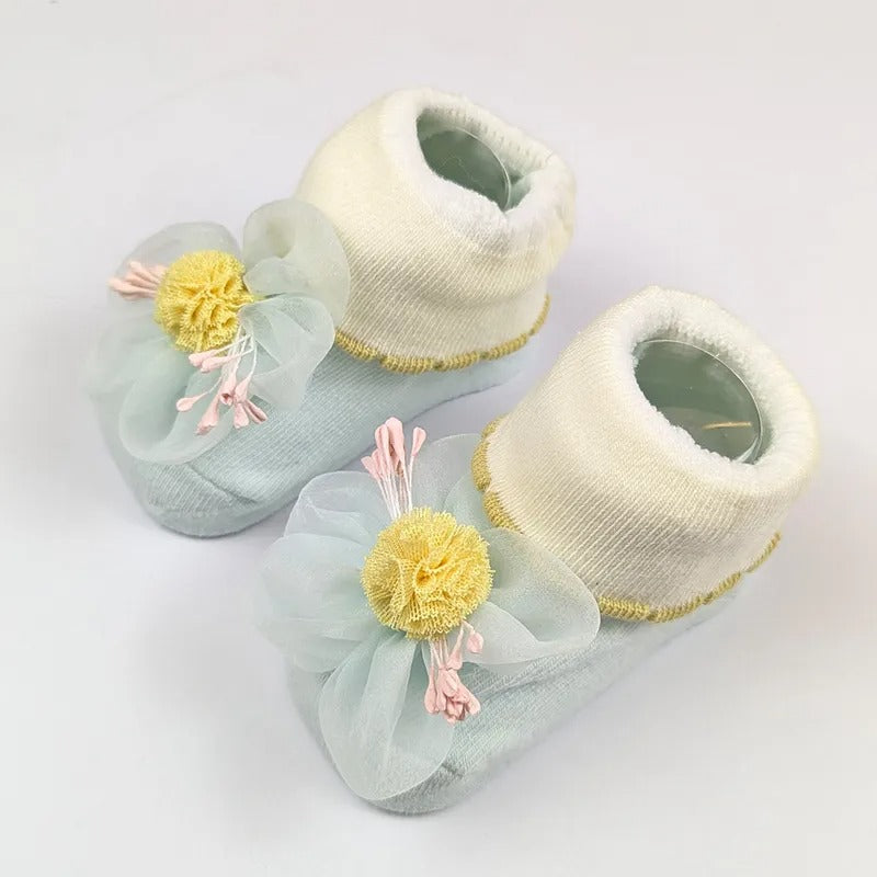 Baby Booties Fancy Mint
