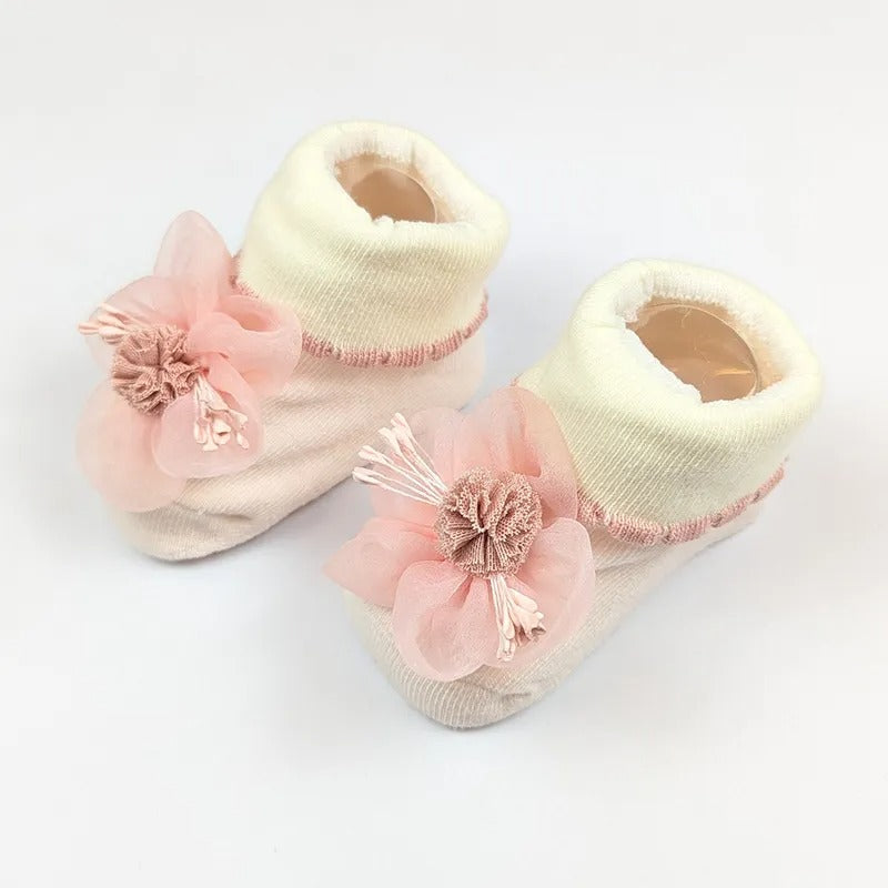 Baby Booties Fancy Pink