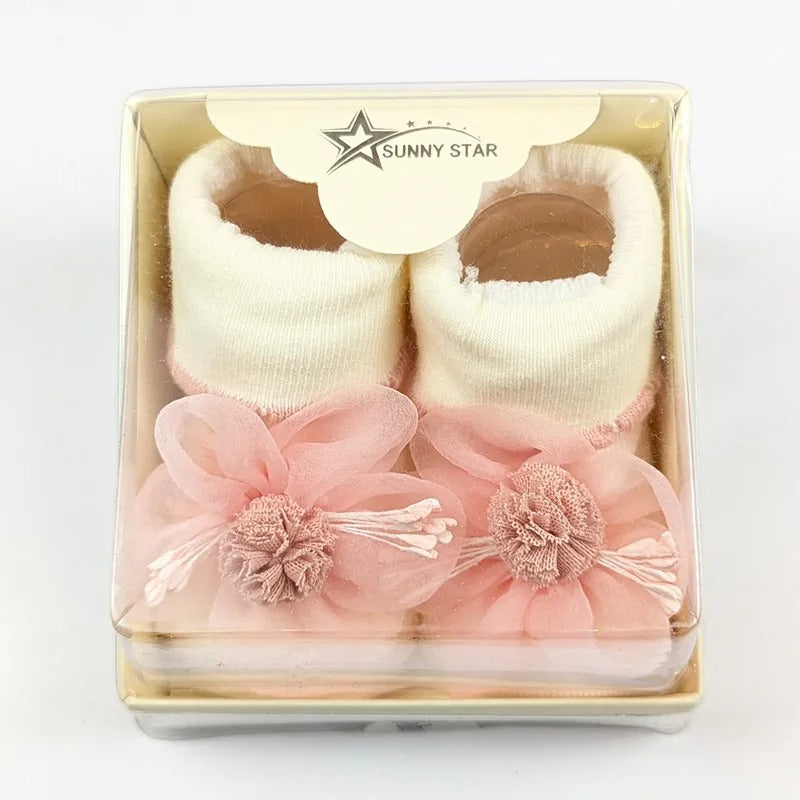Baby Booties Fancy Pink – additional product view 2 of 2