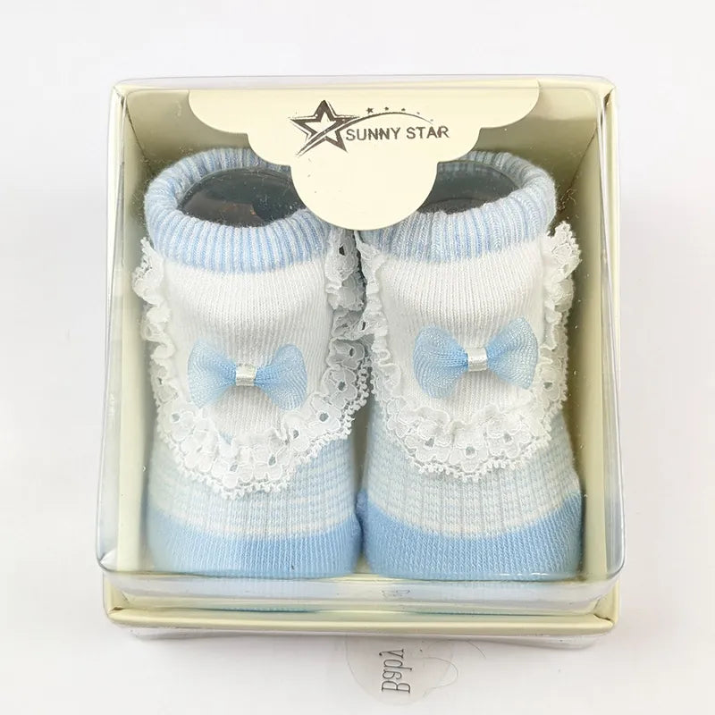 BABY BOOTIES FANCY SKY BLUE - image 2