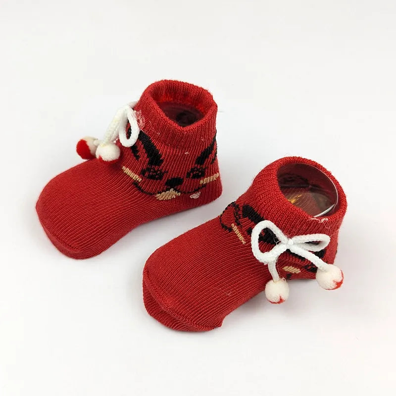 BABY BOOTIES RED SUNNY BABY