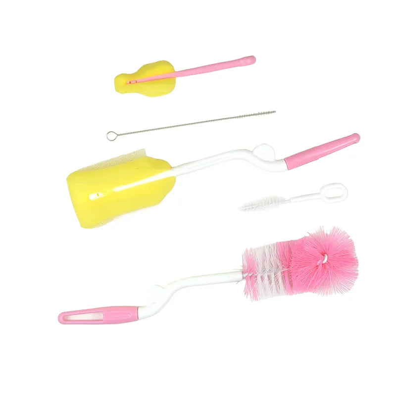 BABY BRUSH SET 5PCS PINK MINITREE