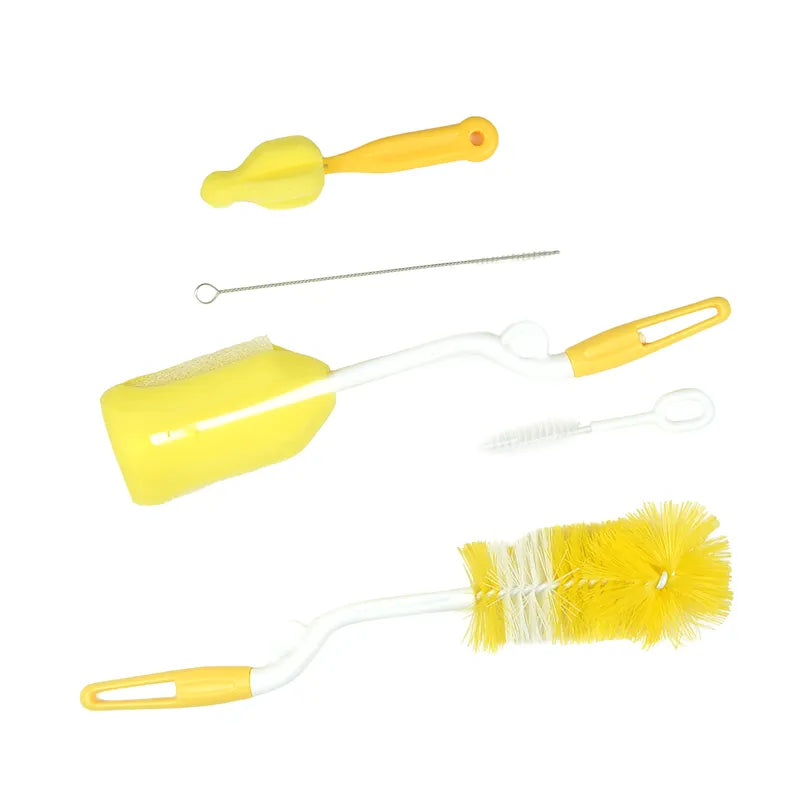 BABY BRUSH SET 5PCS YELLOW MINITREE