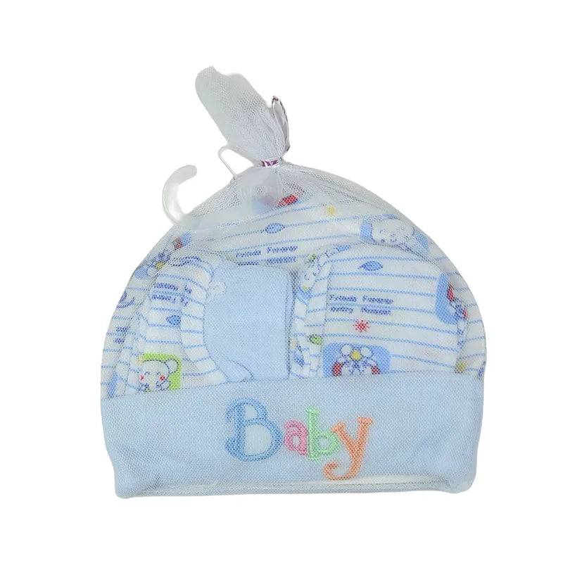 BABY CAP SET PRINTED BLUE - image 2