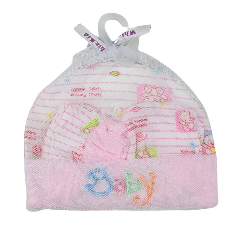 BABY CAP SET PRINTED PINK - image 2