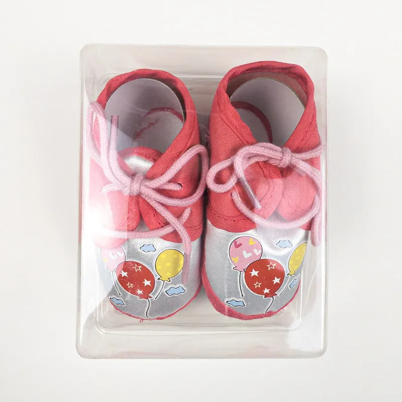 BABY CASUAL COTTON SHOES BALOON PINK - image 2