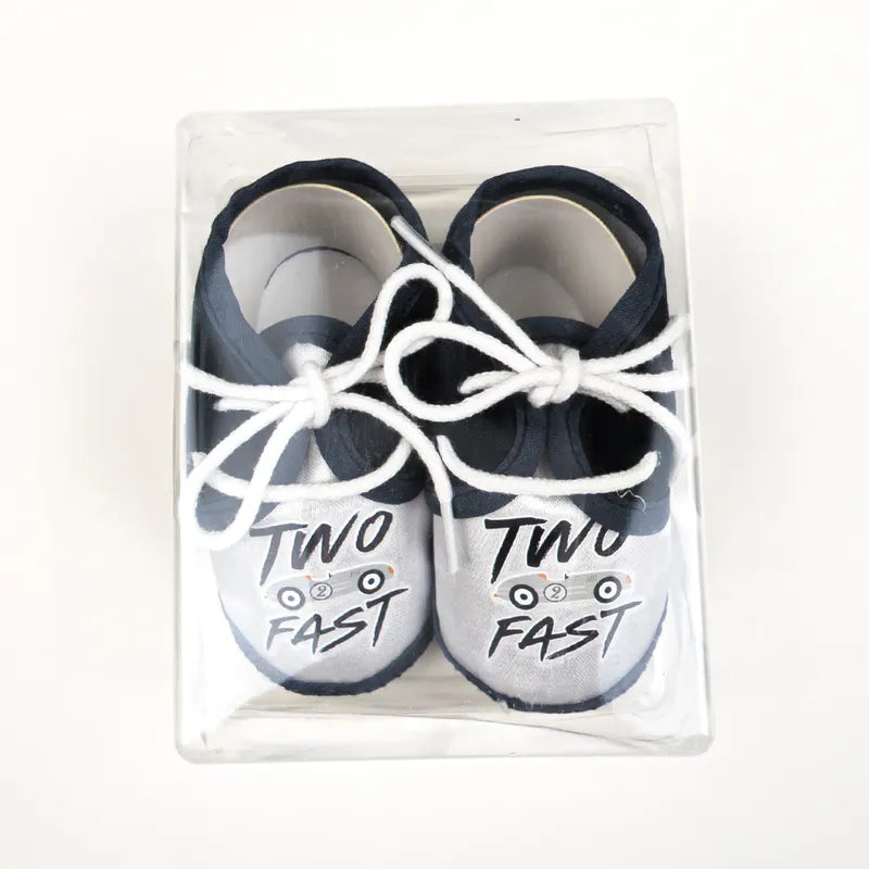 BABY CASUAL COTTON SHOES CAR NAVY BLUE - image 2