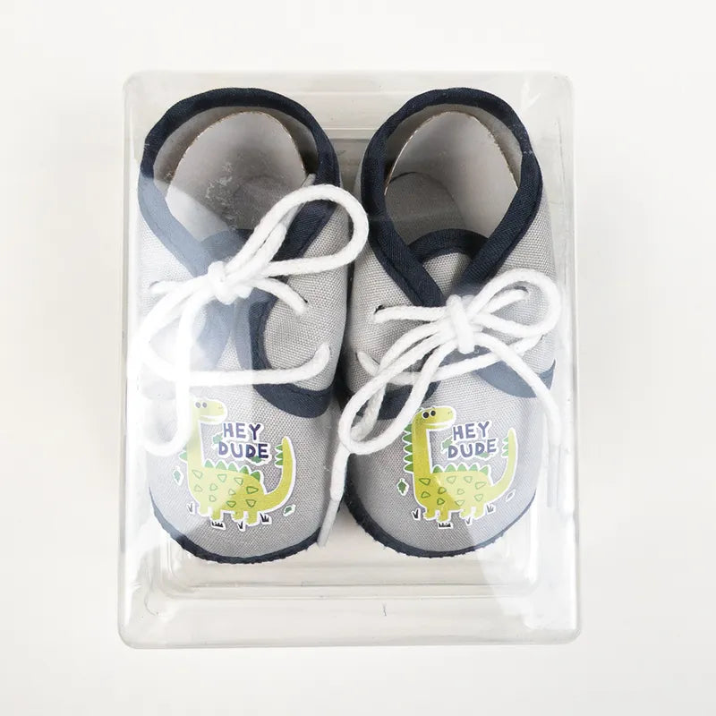 BABY CASUAL COTTON SHOES DINO GREY - image 2