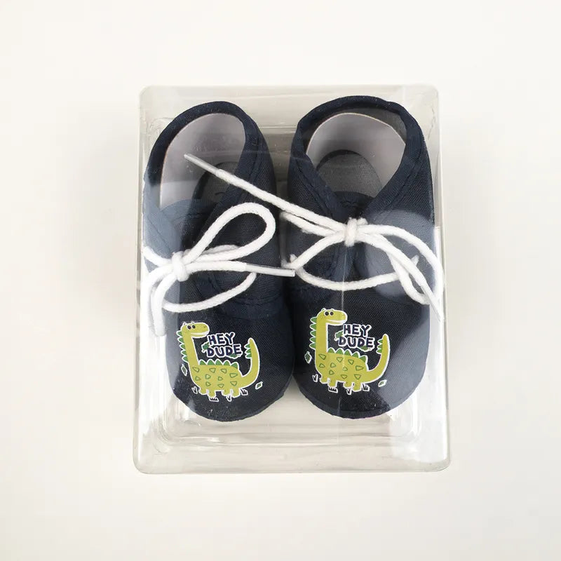 BABY CASUAL COTTON SHOES DINO NAVY BLUE - image 2